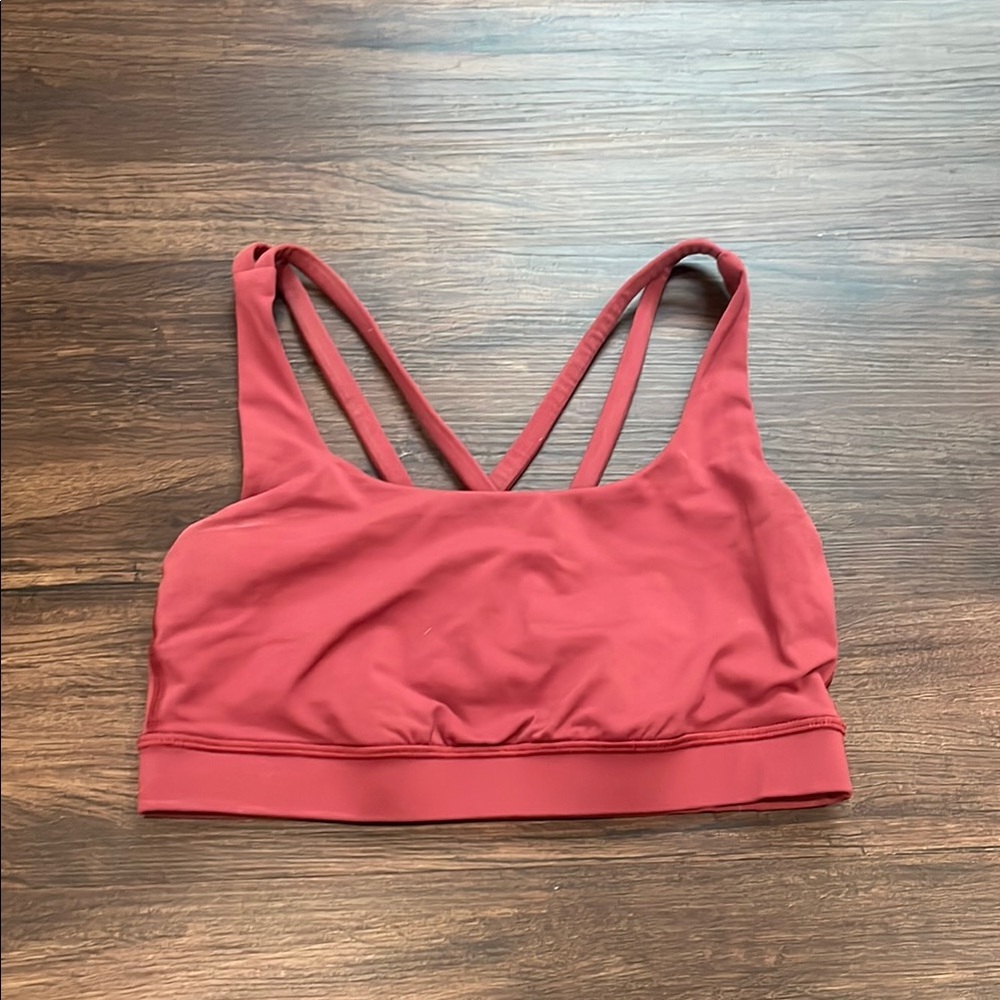Lululemon energy bra size 4 maroon